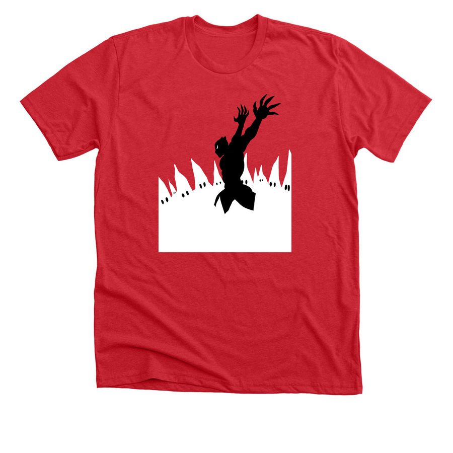 Red white and, a Heather Red Premium Unisex Tee