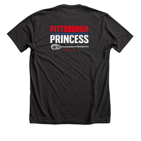 Pittsburgh Princess Tee, a Dark Grey Heather Premium Unisex Tee