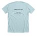 Orrie's Sunshine Crew, a Heather Ice Blue Premium Unisex Tee (back-view)