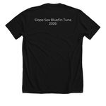 Slope Sea BFT 2026, a Solid Black Blend Premium Unisex Tee (back-view)