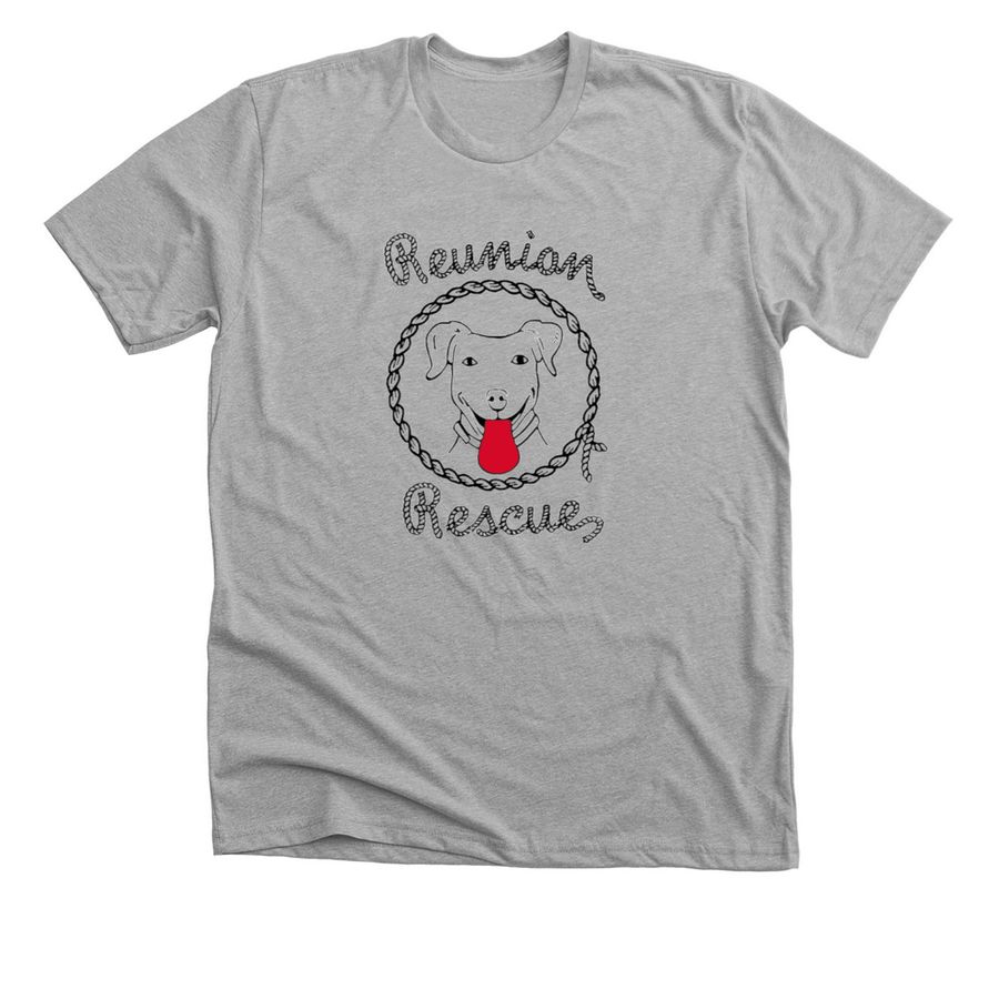 Reunion Rescue Tees and Hoodies, a Athletic Heather Premium Unisex Tee