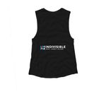Kona Indivisible Tank Tops, a Black Women's Muscle Tank (back-view)