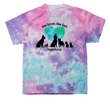 Paws4Potter's 11th Annual Dog Walk, a Cotton Candy Classic Tie Dye Tee