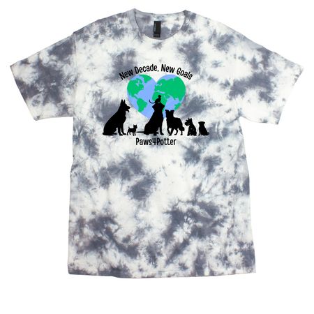Paws4Potter's 11th Annual Dog Walk, a Grey Crystal Tie Dye Tee
