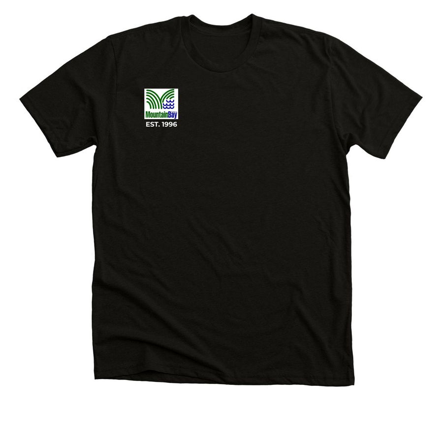 Mountain Bay Trail merchandise, a Black Heather Premium Unisex Tee