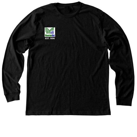Mountain Bay Trail merchandise, a Black Heather Premium Long Sleeve Tee