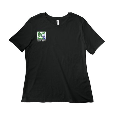 Mountain Bay Trail merchandise, a Vintage Black Women?s Relaxed Cotton Tee