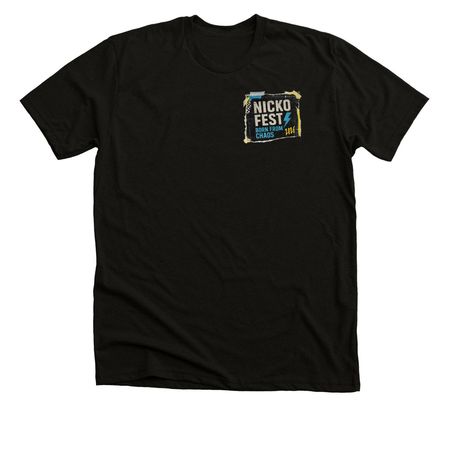 NICKOFEST 2026, a Solid Black Blend Premium Unisex Tee