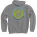 25th Anniversary Buddy Walk Hoodie, a Charcoal Pullover Hoodie (back-view)