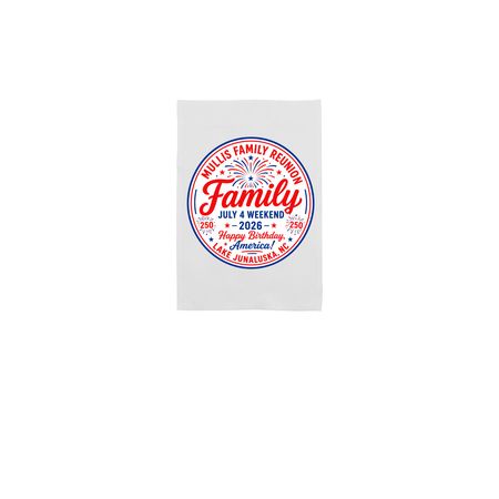 YARD SIGN, a White 12" x 18" Yard Flag