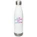 8U EXTREME Water Bottle, a White Stainless Steel Water Bottle