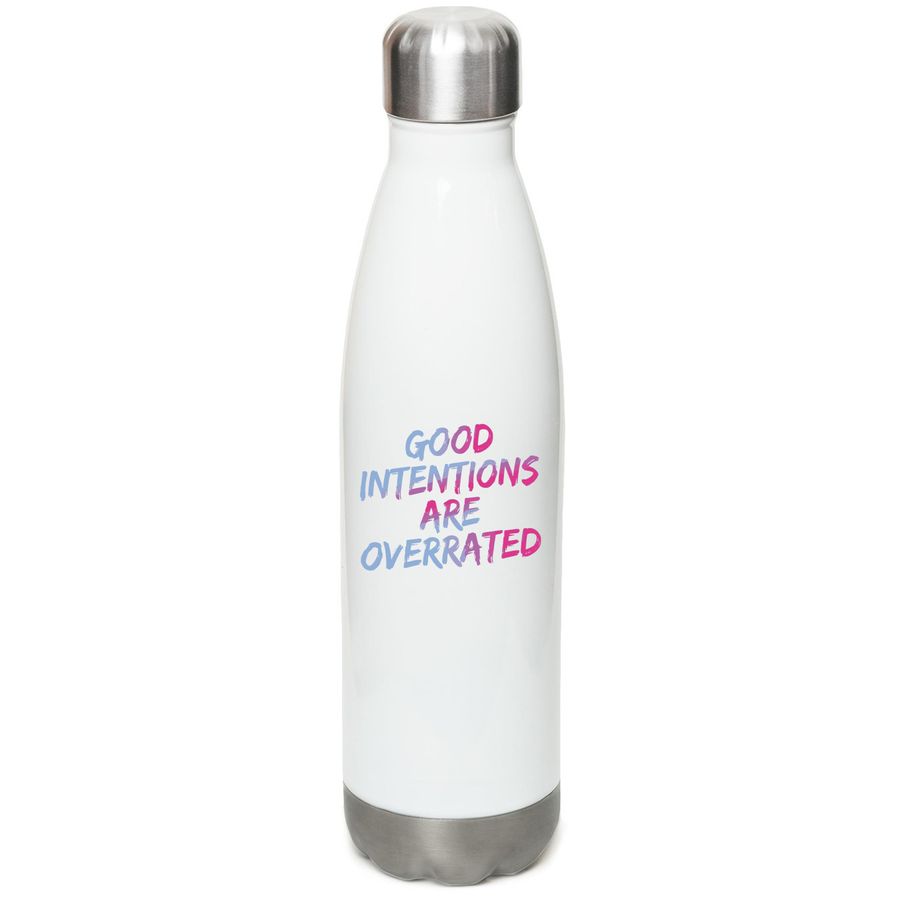 8U EXTREME Water Bottle, a White Stainless Steel Water Bottle