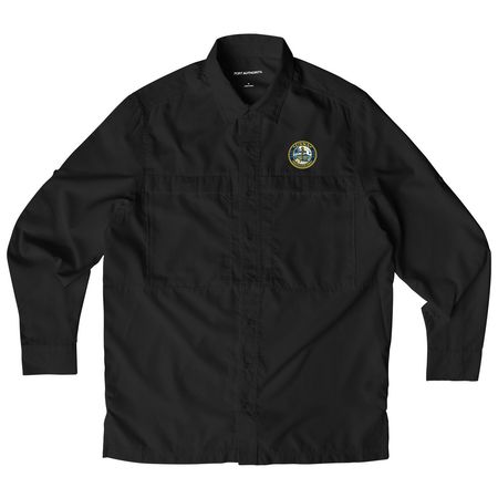 Hawai?i Pride for USNA Midshipmen & Alumni, a Deep Black Daybreak UV Long Sleeve Shirt