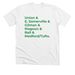 Somerville PTAs: GLX Tees (reverse colors), a Solid White Blend Premium Unisex Tee