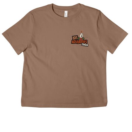 Los Ayudantes, a Vintage Brown Women's Heavyweight Tee