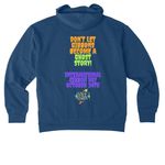 International Gibbon Day 2026, a Tidal Blue Reclaimist Pullover Hoodie (back-view)