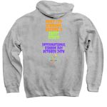 International Gibbon Day 2026, a Sport Grey Pullover Hoodie (back-view)