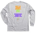 International Gibbon Day 2026, a Sport Grey Classic Long Sleeve Tee (back-view)