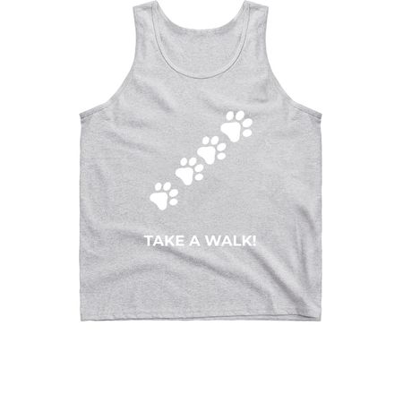 Take a walk!, a Sport Grey Classic Unisex Tank Top