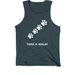Take a walk!, a Dark Grey Premium Cotton Tank