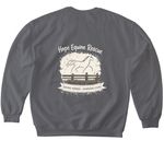 2026 Shirt Design, a Charcoal Softstyle Crewneck Sweatshirt (back-view)