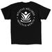 Intuitive Wellness, a Black Classic Unisex Tee (back-view)