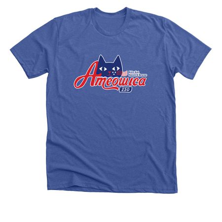 Kitty Kat Haven & Rescue Ameowica 250th, a Solid True Royal Premium Unisex Tee