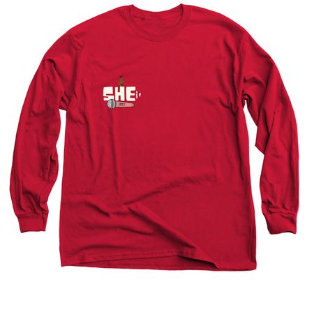 SHE SZN XXVI, a Red Classic Long Sleeve Tee