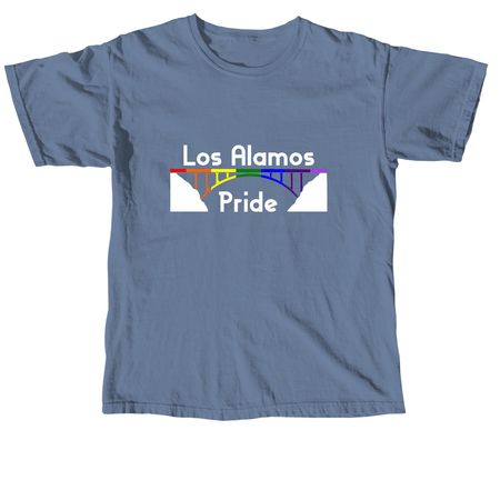 Los Alamos Pride, a Blue Jean Comfort Colors Unisex Tee