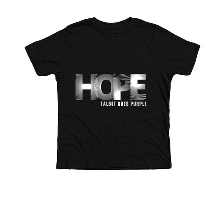 HOPE tee, a Solid Black Blend Premium Youth Tee