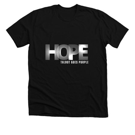 HOPE tee, a Solid Black Blend Premium Unisex Tee