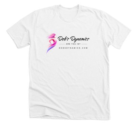 Deb's Dynamics, a Solid White Blend Premium Unisex Tee
