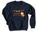 Le Bonheur Fall Shirt, a Navy Crewneck Sweatshirt
