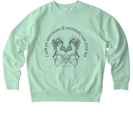 No Limits for Baddies, a Misty Jade Stanley/Stella Unisex Changer 2.0 Crewneck Sweatshirt