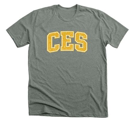 CES Spirit Wear, a Deep Heather Premium Unisex Tee