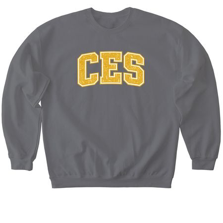 CES Spirit Wear, a Charcoal Softstyle Crewneck Sweatshirt
