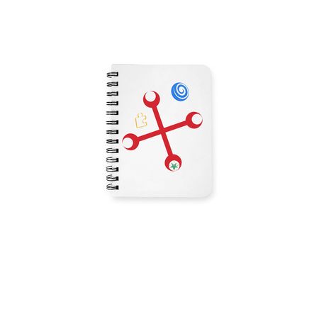 Jot Book, a White Spiral Notebook