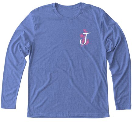 Jackson Flower Walk 2026 (Adult/Youth Sizes), a Vintage Royal Triblend Long Sleeve Tee
