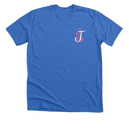 Jackson Flower Walk 2026 (Adult/Youth Sizes), a Heather True Royal Premium Unisex Tee