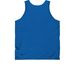 4th of July, a Royal Blue Classic Unisex Tank Top (back-view)