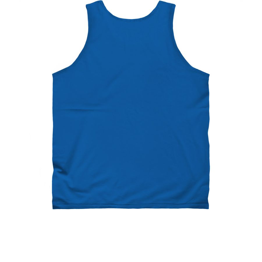 4th of July, a Royal Blue Classic Unisex Tank Top (back-view)