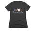 Every Body Shirts, a Charcoal Women's Slim Fit Tee