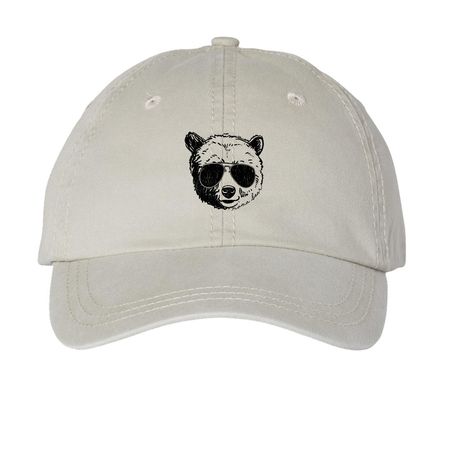The Mama Bear Collection, a Stone Printed Pigment Dye Baseball Cap
