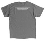Southern Flight Motto, a Charcoal Classic Unisex Tee (back-view)