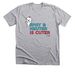 Spay & Neuter is Cuter!, a Athletic Heather Premium Unisex Tee