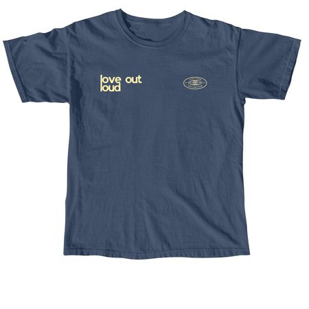 Mental Health Awareness Month - Butter, a Midnight Comfort Colors Unisex Tee