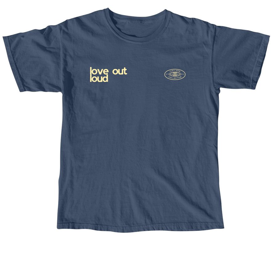 Mental Health Awareness Month - Butter, a Midnight Comfort Colors Unisex Tee
