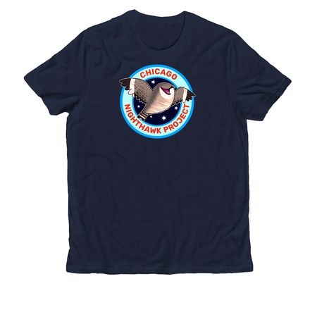 Chicago Nighthawk Project, a Night Sky Navy Allmade Organic Cotton Unisex Tee