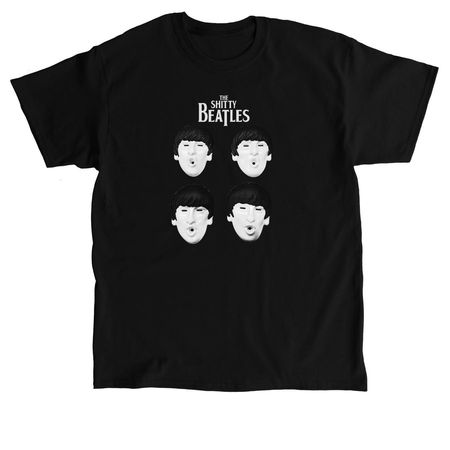 The Shitty Beatles, a Black Classic Unisex Tee
