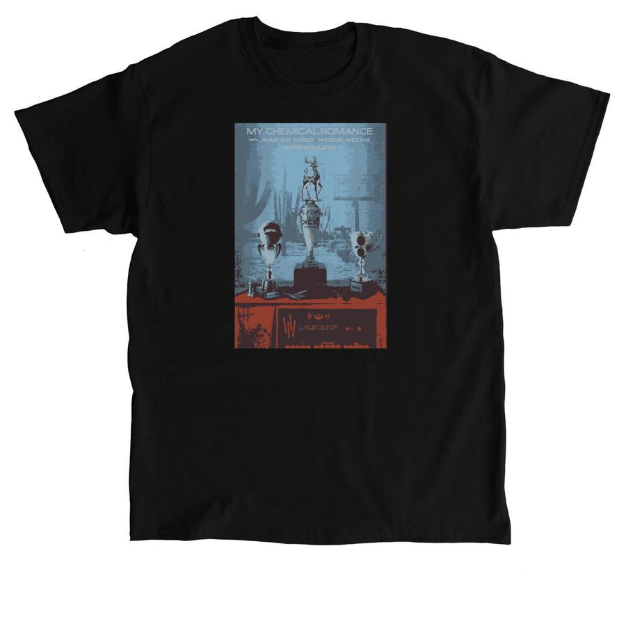 My Chemical Romance concert merch Phoenix, a Black Classic Unisex Tee